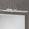 Applique Da Bagno-Ideal Lux applique bow ap d46 cromo per bagno led 4w
