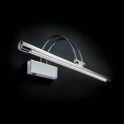 Applique Da Bagno-Ideal Lux applique bow ap d46 cromo per bagno led 4w