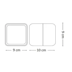 Applique Da Esterno-Ideal Lux applique da esterno ip54 orientabile nera led 4000k