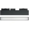 Illuminazione A Binario-Ideal Lux arca modulo faretto led 48v 13w 3000k nero per binario monofase ottica 100