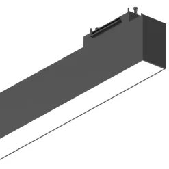Illuminazione A Binario-Ideal Lux arca modulo faretto led 48v 13w 4000k nero per binario monofase ottica 100