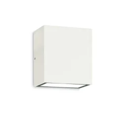 Applique Da Esterno-Ideal Lux argo ap1 4000k applique da esterno giardino ip65 bianca led 6w bianca