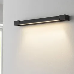 Applique Da Parete-Ideal Lux balance ap d60 applique led nera orientabile 17w 3000k