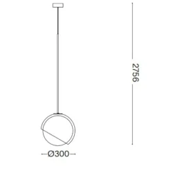 Lampade A Sospensione-Ideal Lux bloom sp1 d30 lampada a sospensione sfera vetro rigato nero