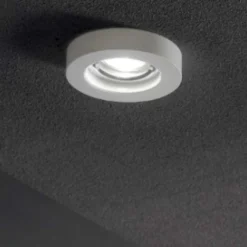 Faretti Da Incasso-Ideal Lux blues fi round box 3 faretti da incasso bianchi per cartongesso