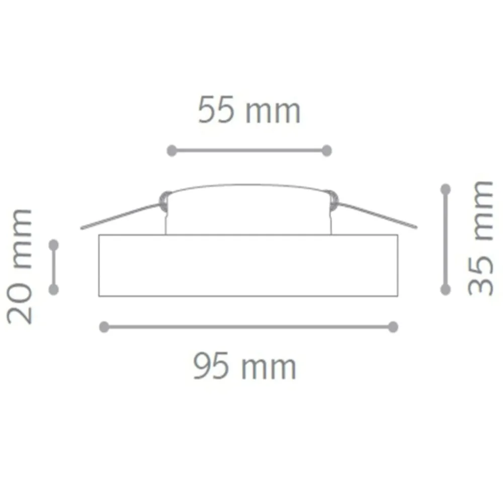 Faretti Da Incasso-Ideal Lux blues fi round box 3 faretti da incasso bianchi per cartongesso