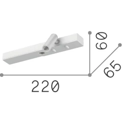 Applique Camera Da Letto-Ideal Lux bonne nuit-1 applique nera per camera da letto orientabile led 3000k
