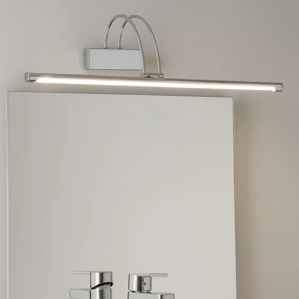 Applique Da Bagno-Ideal Lux bow ap d76 applique bagno cromo led 8w 3000k