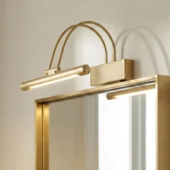 Applique Da Bagno-Ideal Lux bow ap d26 applique per specchio bagno ottone