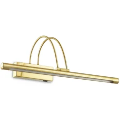 Applique Da Bagno-Ideal Lux bow ap d46 ottone applique da bagno led 4w