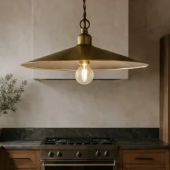 Lampadari Cucina-Ideal Lux cantina lampadario per cucina rustica piatto brunito 35cm
