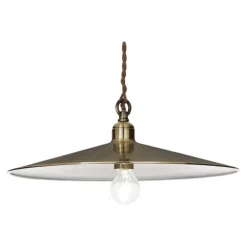 Lampadari Cucina-Ideal Lux cantina lampadario per cucina rustica piatto brunito 35cm