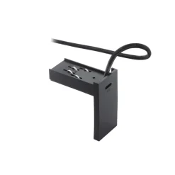 Illuminazione A Binario-Ideal Lux cappuccio finale elettrificato per binario monofase 48v nero