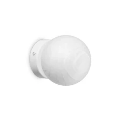 Applique Da Parete-Ideal Lux carta ap1 d10 applique sfera rivestimento effetto carta