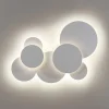 Applique Da Parete-Ideal Lux cloud pl d74 grande applique moderna design led 46w 3000k