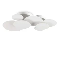 Applique Da Parete-Ideal Lux cloud pl d74 grande applique moderna design led 46w 3000k