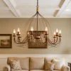 Lampadari Moderni-Ideal Lux corte sp12 lampadario ruggine contemporaneo