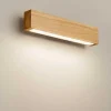 Applique Da Parete-Ideal Lux craft applique led 13w in legno naturale 3000k monoemissione