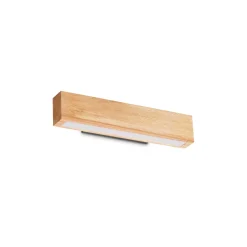 Applique Da Parete-Ideal Lux craft applique led 13w in legno naturale 3000k monoemissione