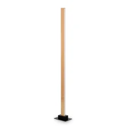 Lampade Da Terra-Ideal Lux craft pt lampada da terra led 3000k 26w di legno