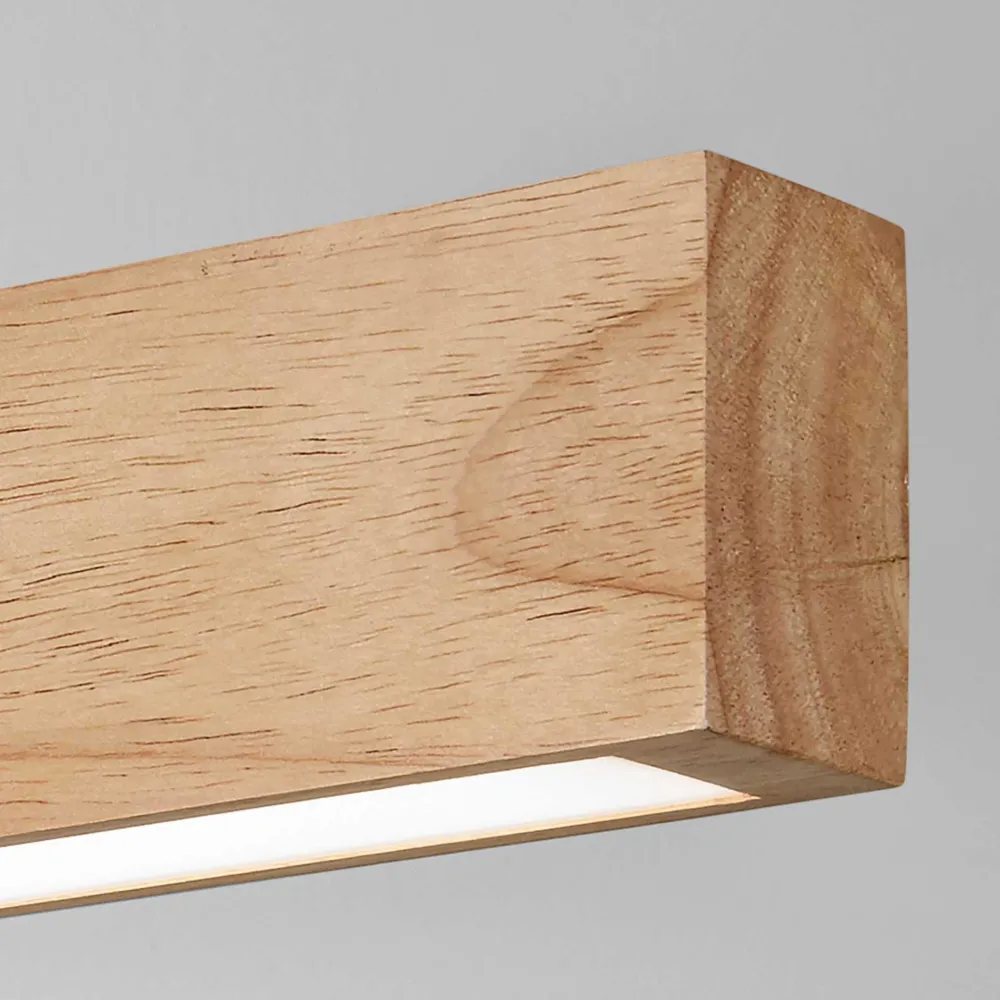 Lampadari Cucina-Ideal Lux craft sp lampadario in legno led 36w 3000k