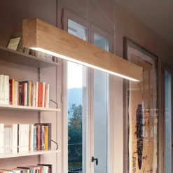 Lampadari Cucina-Ideal Lux craft sp lampadario in legno led 36w 3000k
