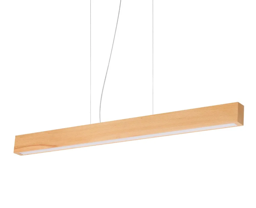 Lampadari Cucina-Ideal Lux craft sp lampadario in legno led 36w 3000k