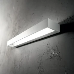 Applique Da Parete-Ideal Lux cube ap d60 applique rettangolare led 14w 3000k bianca