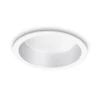 Faretti Da Incasso-Ideal Lux deep fi faretto a led da incasso rotondo ip44 su cartongesso 20w 3000k