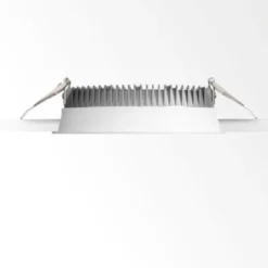Faretti Da Incasso-Ideal Lux deep fi faretto a led da incasso rotondo ip44 su cartongesso 20w 3000k