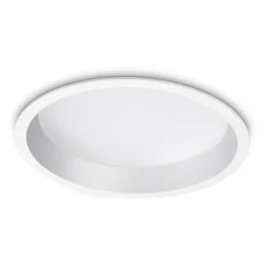 Faretti Da Incasso-Ideal Lux deep fi faretto da incasso led rotondo per controsoffitto 30w 3000k 220v