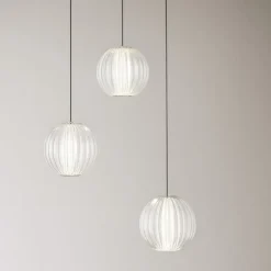 Lampadari Moderni-Ideal Lux diamond sp3 lampadario moderno 3 sfere vetro led