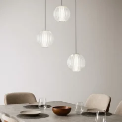 Lampadari Moderni-Ideal Lux diamond sp3 lampadario moderno 3 sfere vetro led