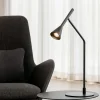 Lampade Da Tavolo-Ideal Lux diesis tl lampada datavolo nera led 3000k orientabile