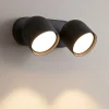 Applique Da Parete-Ideal Lux dodo nero ap2 applique da parete moderna luci orientabili
