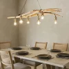 Lampadari Moderni-Ideal Lux driftwood sp6 lampadario casa in montagna 6 luci rami di legno