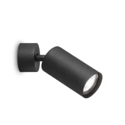 Applique Da Parete-Ideal Lux dynamite pl1 applique da parete nero spot orientabile