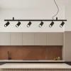 Lampadari Cucina-Ideal Lux dynamite sp6 lampadario 6 luci orientabili nero