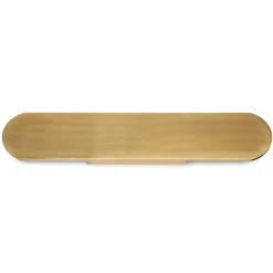 Applique Da Parete-Ideal Lux echo ap d60 applique led 30w 3000k oro ottone