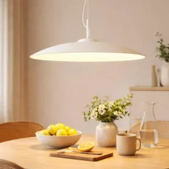 Lampadari Cucina-Ideal Lux eclipse sp1 lampadario da cucina bianco