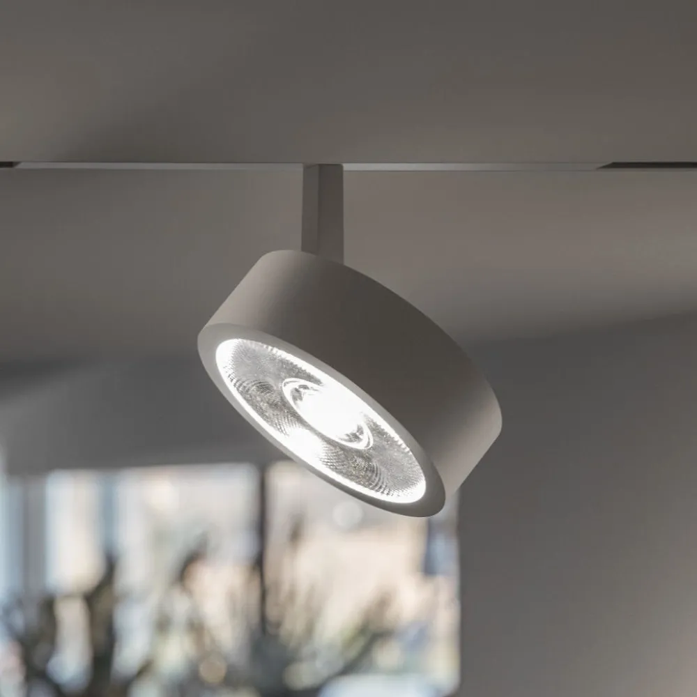 Illuminazione A Binario-Ideal Lux ego faretto orientabile led 9w 3000k per binario monofase