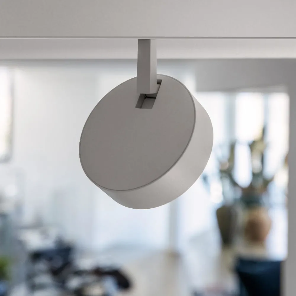 Illuminazione A Binario-Ideal Lux ego faretto orientabile led 9w 3000k per binario monofase