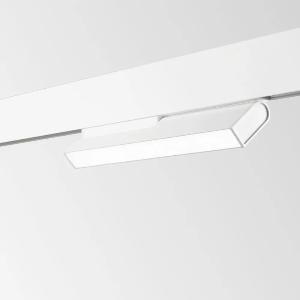Illuminazione A Binario-Ideal Lux ego modulo faretti led 7w 3000k bianco orientabile binario monofase