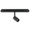 Illuminazione A Binario-Ideal Lux ego modulo faretto singolo nero led 8w 2700k per binario monofase