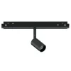 Illuminazione A Binario-Ideal Lux ego track faretto monofase nero 3w 3000k led dimmerabile orientabile