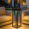 Lampade Da Esterno Giardino-Ideal Lux enya tl lampada da tavolo per esterno ip54 nero led