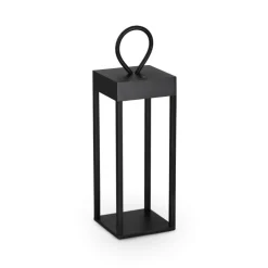 Lampade Da Esterno Giardino-Ideal Lux enya tl lampada da tavolo per esterno ip54 nero led