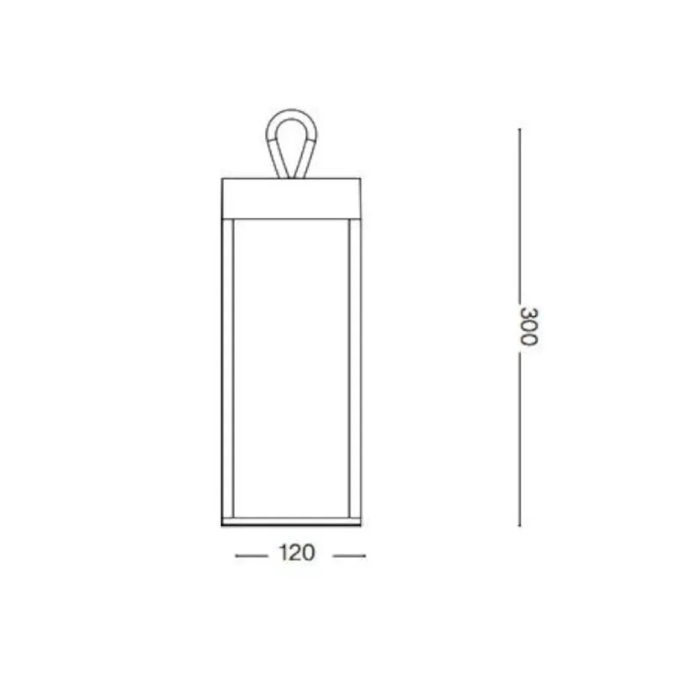 Lampade Da Esterno Giardino-Ideal Lux enya tl lampada da tavolo per esterno ip54 nero led