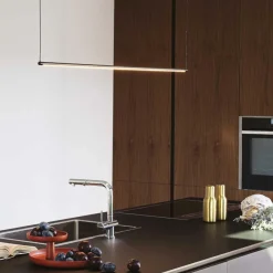 Lampadari Moderni-Ideal Lux essence sp d126 lampadario moderno nero led 2700k
