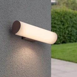 Applique Da Esterno-Ideal Lux etere ap applique da esterno corten led 10w 3000k ip44